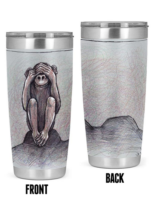 See No Evil Tumbler -Mehmet Zeber Designs