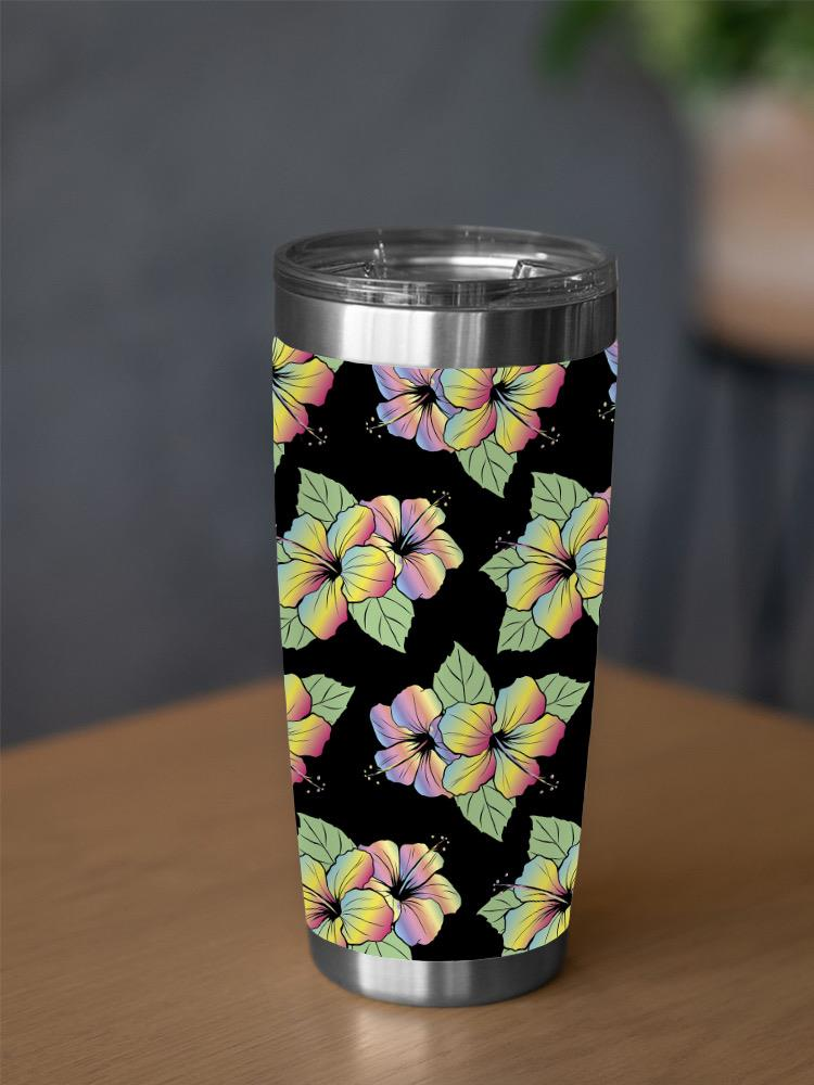 Chrome Colors Hibiscus Tumbler -SmartPrintsInk Designs