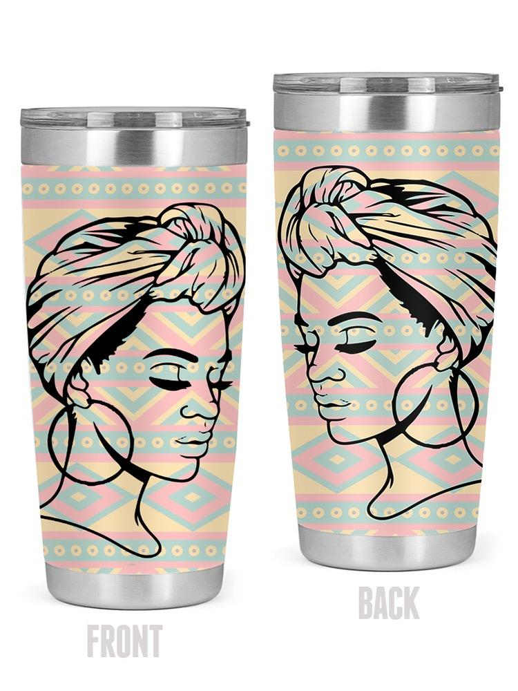 A Beautiful Woman Portrait Tumbler -SPIdeals Designs