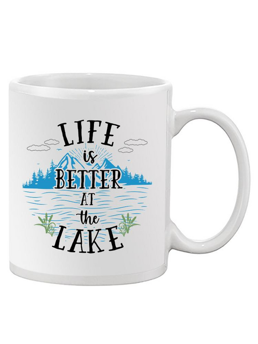 Life Better At The Lake Mug -SPIdeals Designs