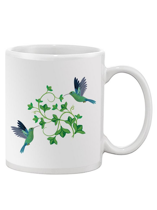 Hummingbirds And Plants Mug -SPIdeals Designs