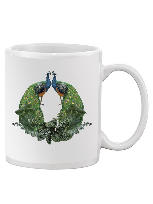 Peacock Couple Mug -SPIdeals Designs