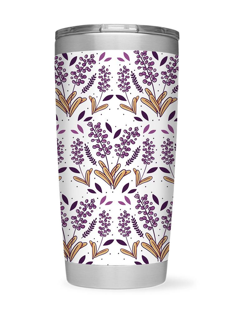 Plant Pattern Tumbler -SmartPrintsInk Designs