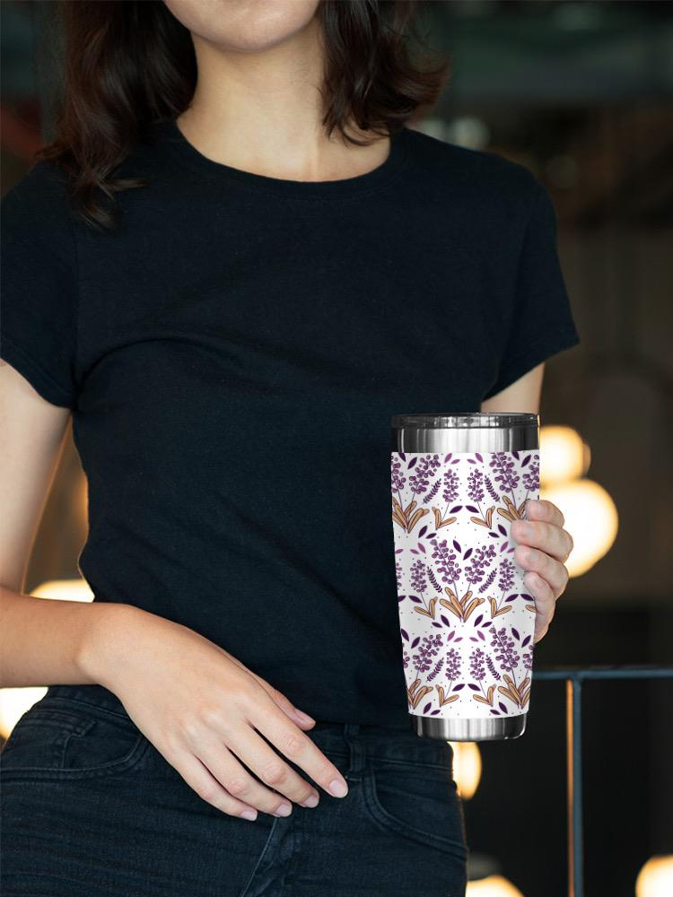 Plant Pattern Tumbler -SmartPrintsInk Designs