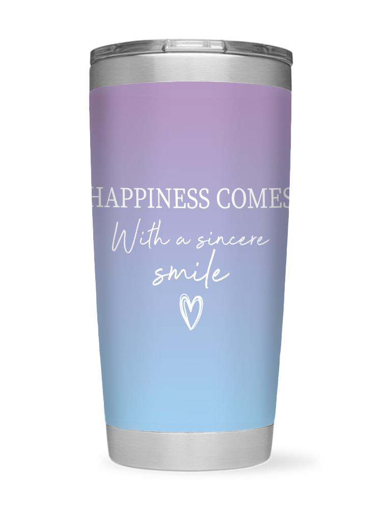 Happiness Comes Tumbler -SmartPrintsInk Designs