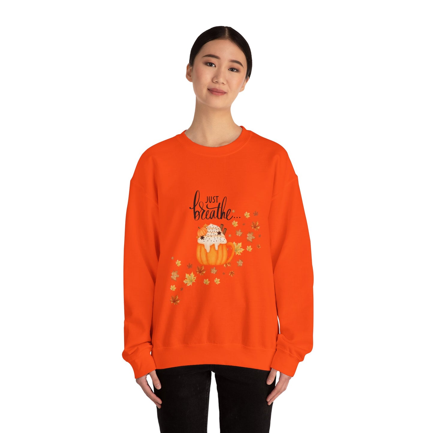 Just Breathe...Unisex Heavy Blend™ Crewneck Sweatshirt