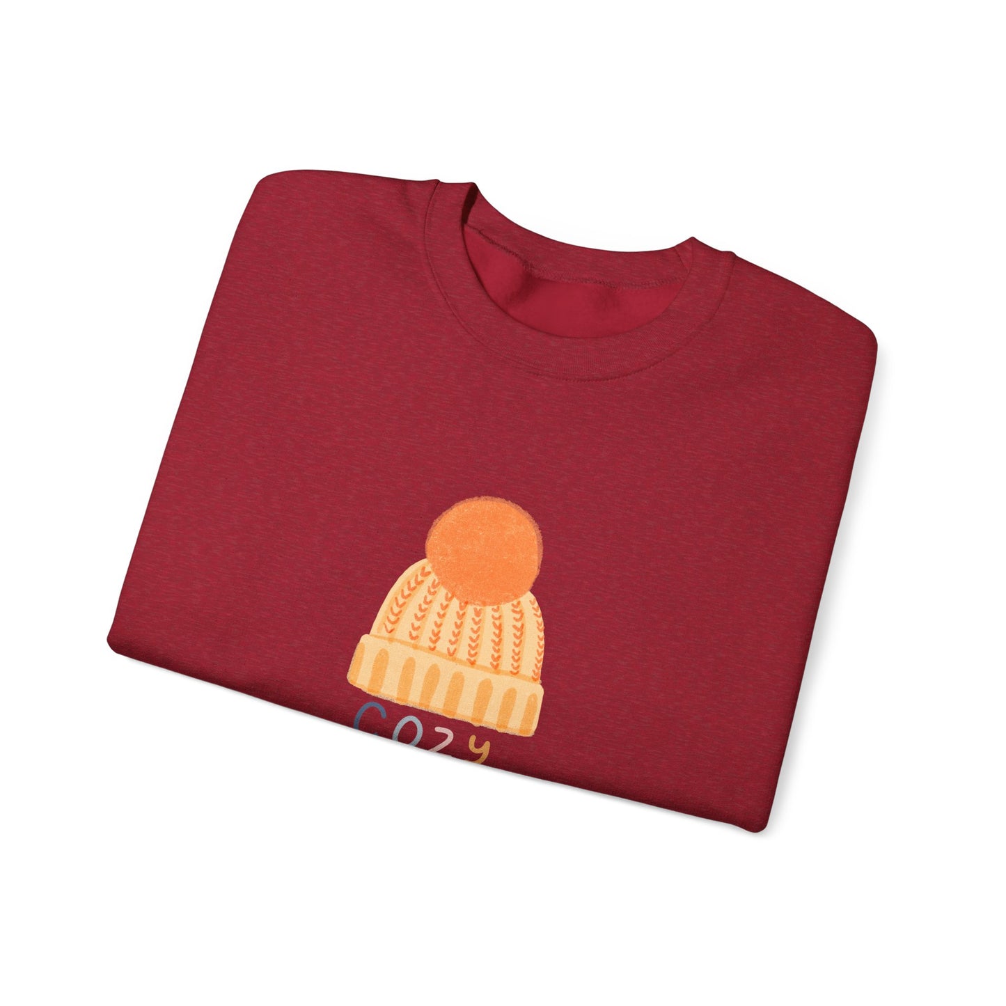 Autumn Beanie Cozy Vibes Unisex Heavy Blend™ Crewneck Sweatshirt