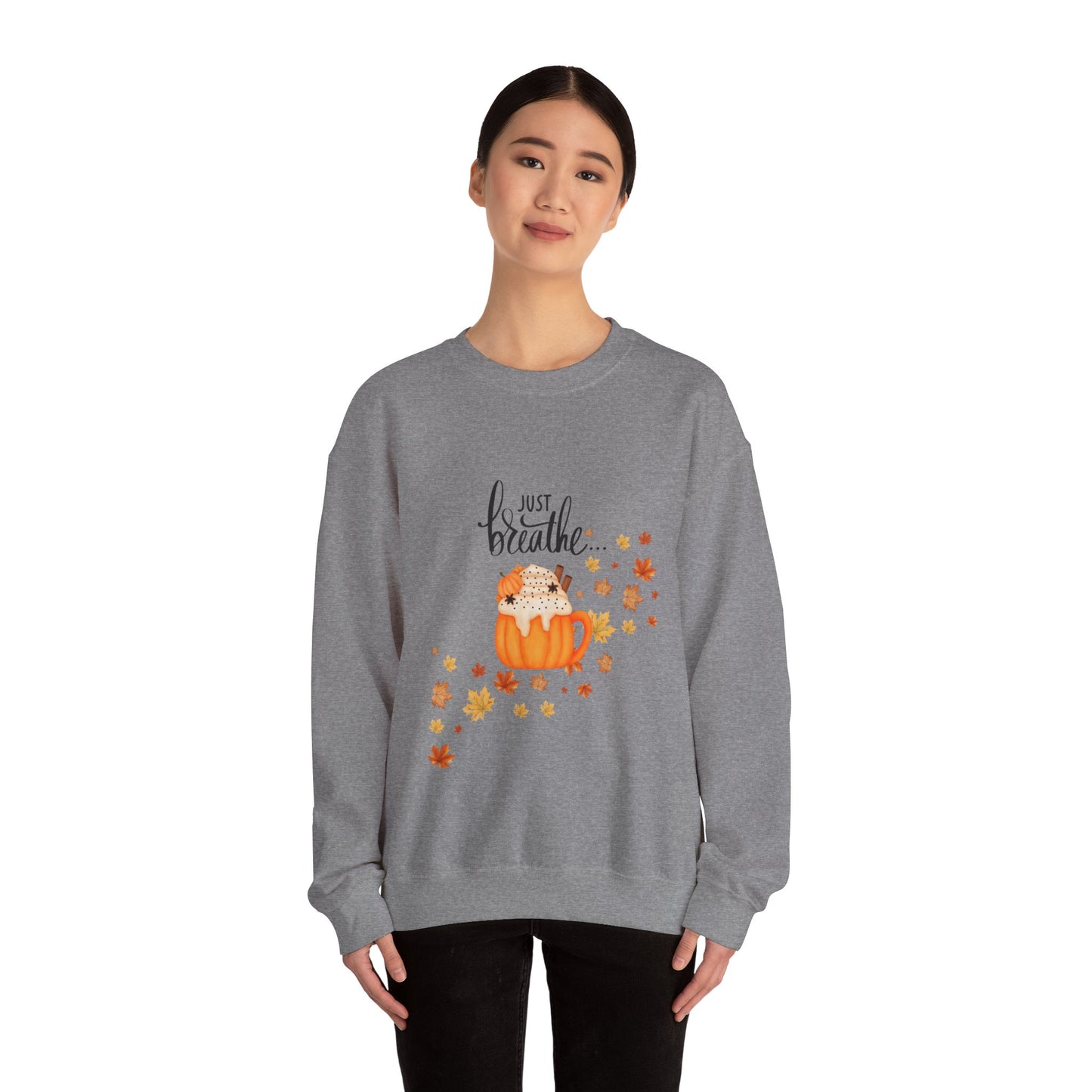 Just Breathe...Unisex Heavy Blend™ Crewneck Sweatshirt