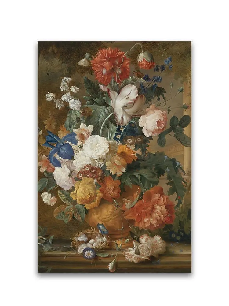 Roses In Vase Still Life Oil  Poster -Image by Shutterstock