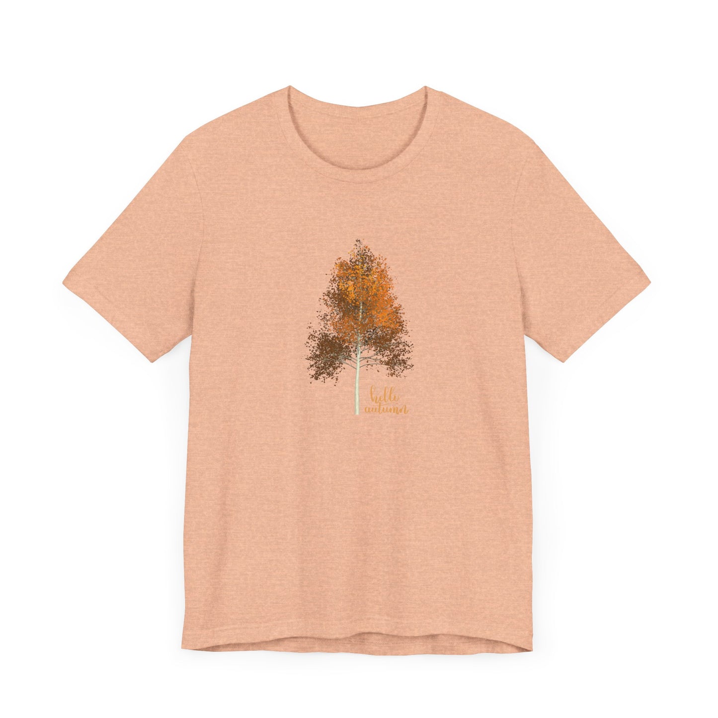 Hello Autumn, Tree Unisex Jersey Short Sleeve Tee