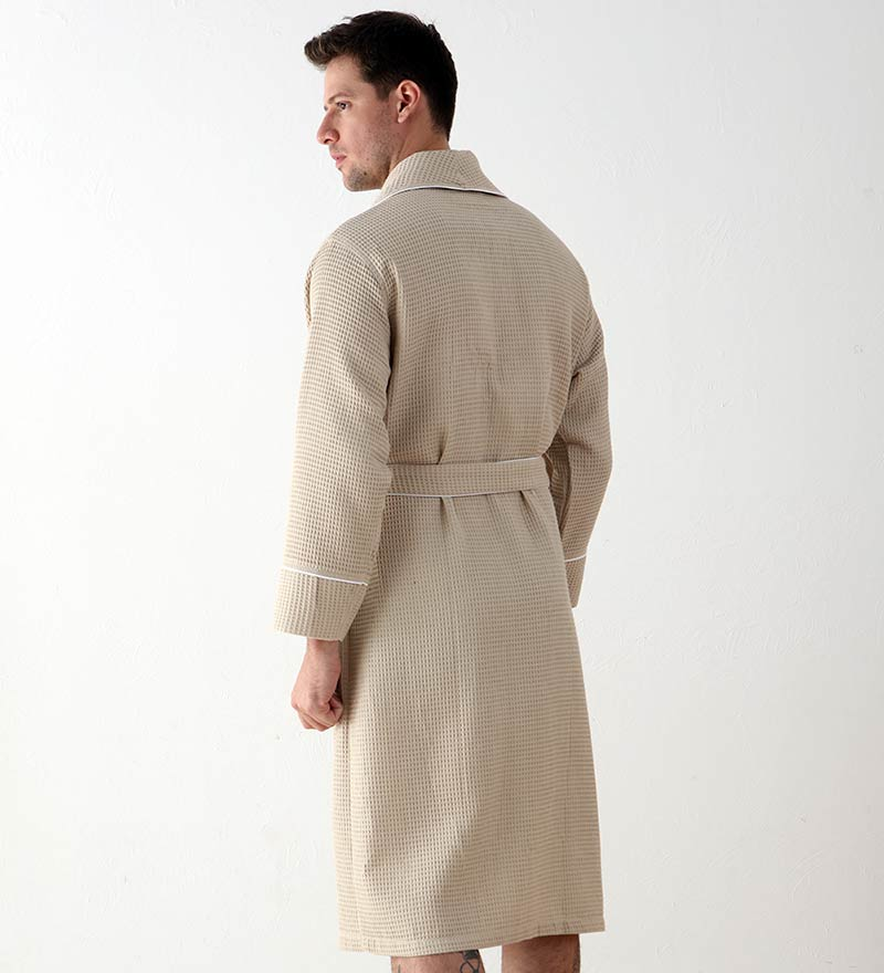 Men's Luxury Waffle Hotel Robe