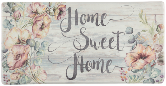 Oversized 20"x39" Anti-Fatigue Embossed Floor Mat (Home Sweet Home)