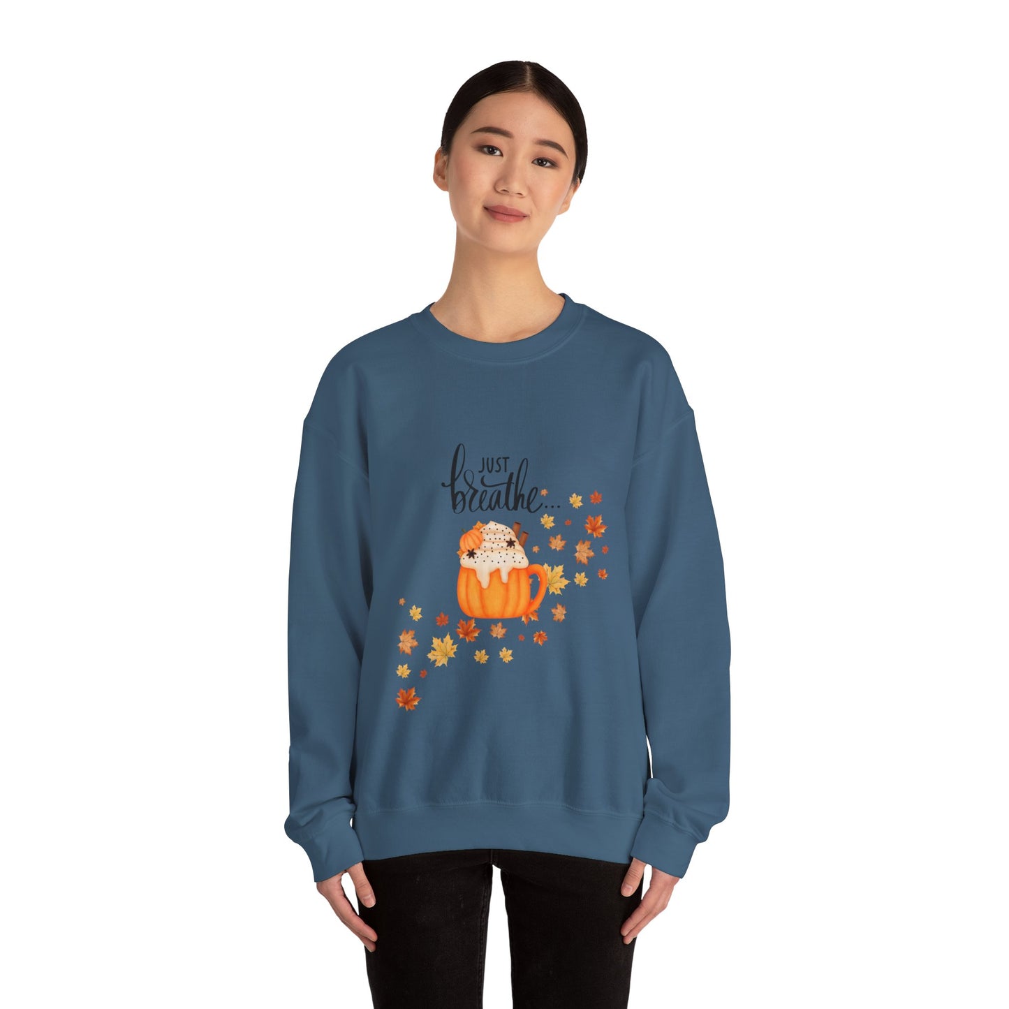 Just Breathe...Unisex Heavy Blend™ Crewneck Sweatshirt