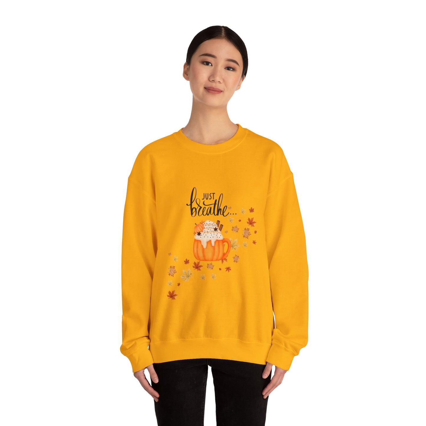 Just Breathe...Unisex Heavy Blend™ Crewneck Sweatshirt