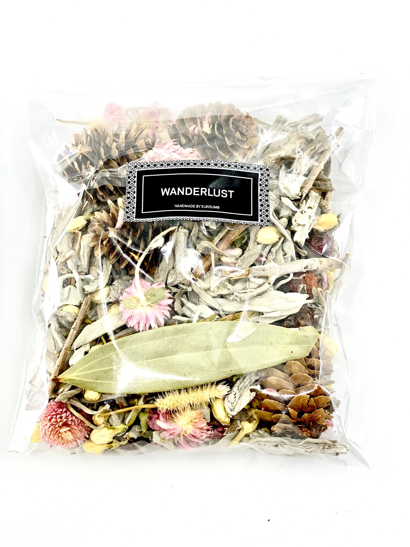 Wanderlust, Wildflower & Sage, Naturally Scented, Loose Dried Flowers, Flower Confetti, Potpourri, 2 oz