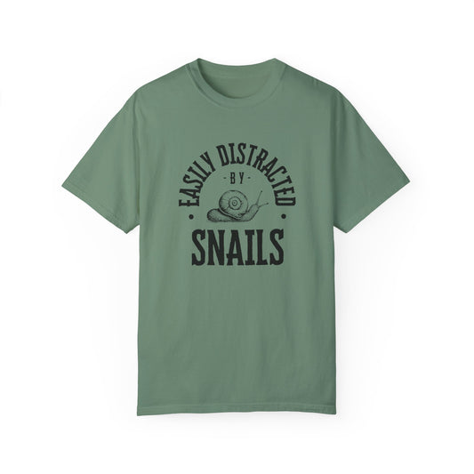 Easily Distracted by Snails T-shirt