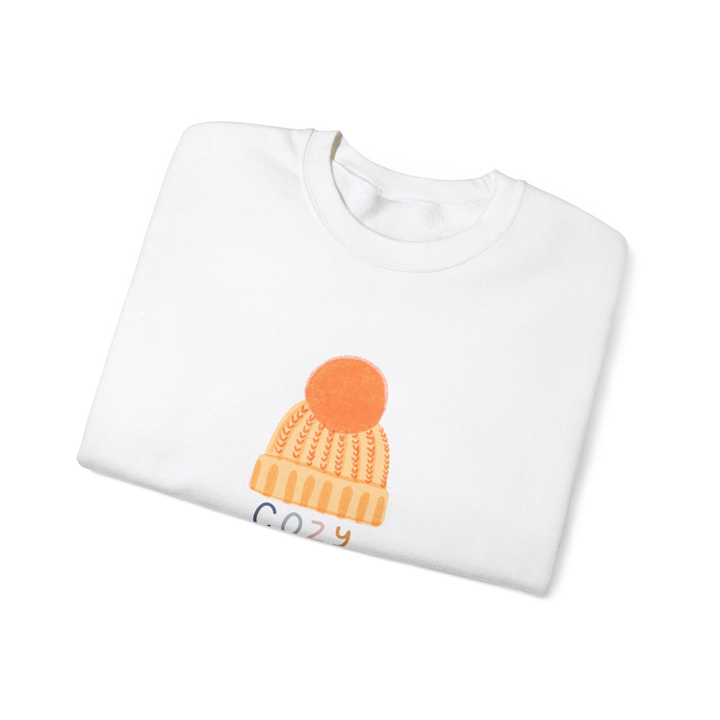 Autumn Beanie Cozy Vibes Unisex Heavy Blend™ Crewneck Sweatshirt