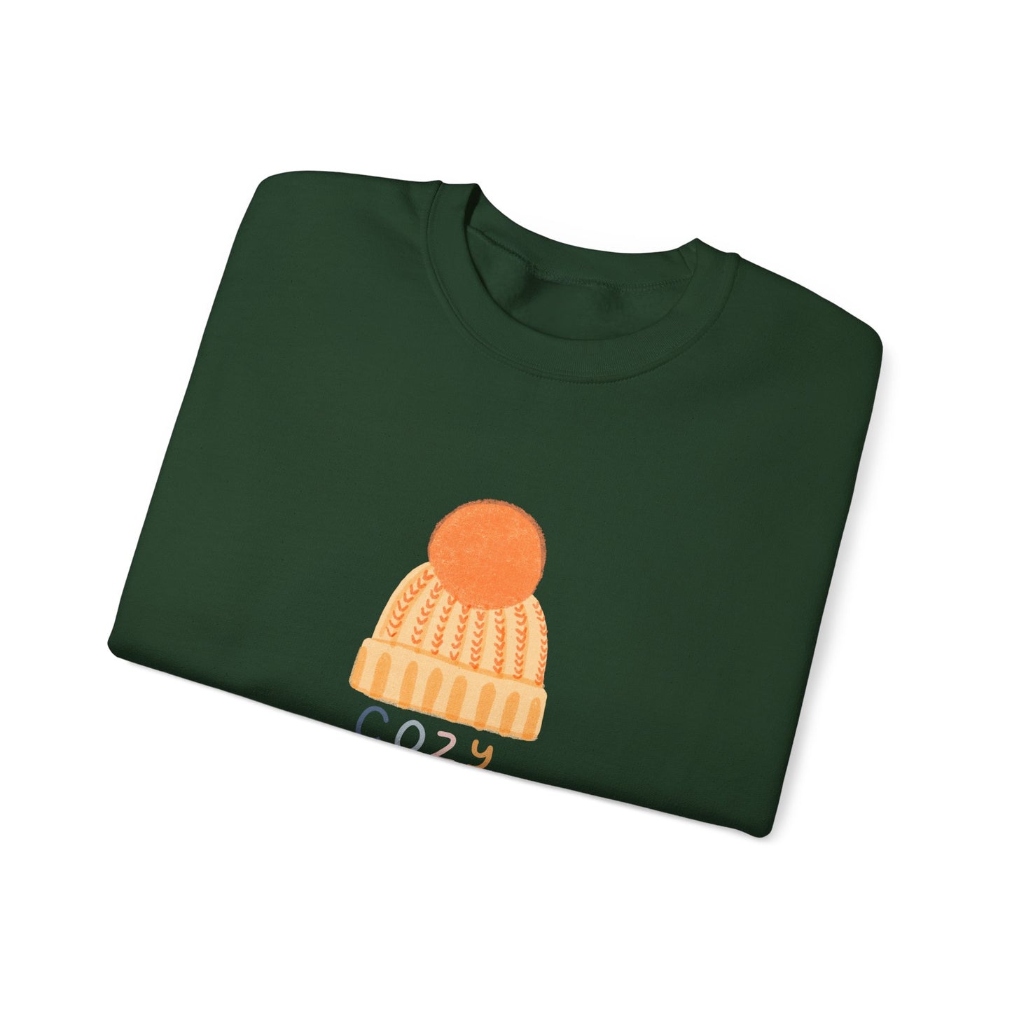 Autumn Beanie Cozy Vibes Unisex Heavy Blend™ Crewneck Sweatshirt