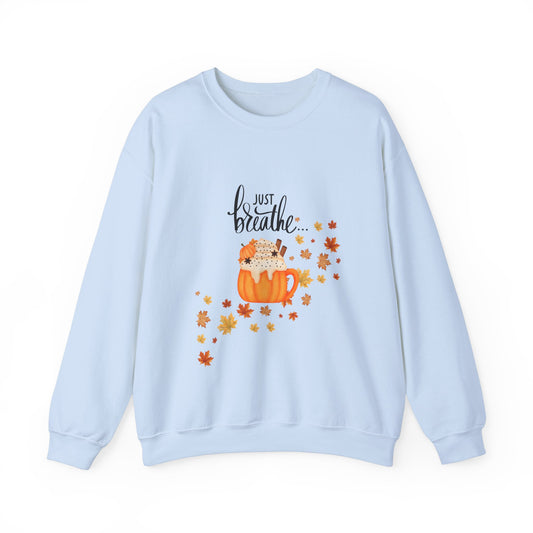 Just Breathe...Unisex Heavy Blend™ Crewneck Sweatshirt