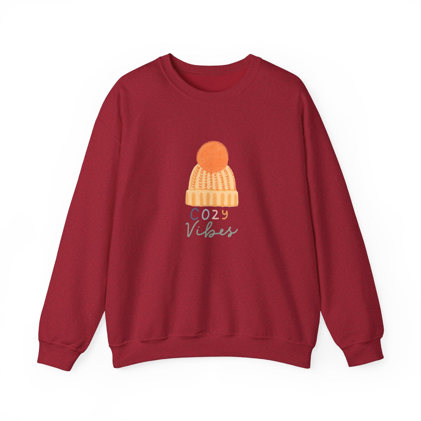 Autumn Beanie Cozy Vibes Unisex Heavy Blend™ Crewneck Sweatshirt