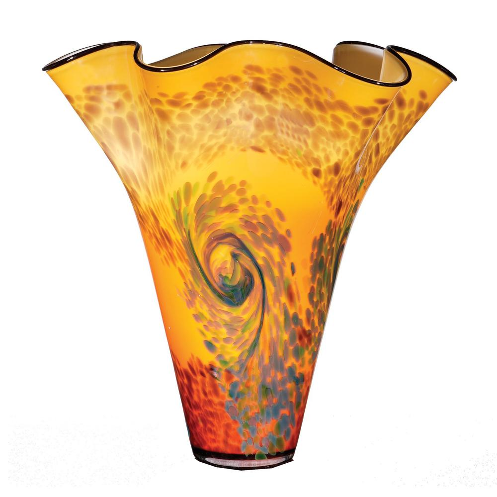 Fluted Glass Vase 17