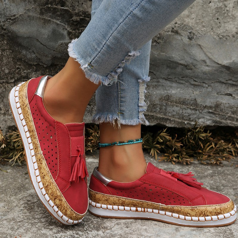 Women's Tassel Flats Loafers Shoes