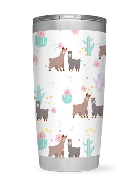 A Llama And Alpaca Tumbler -SPIdeals Designs