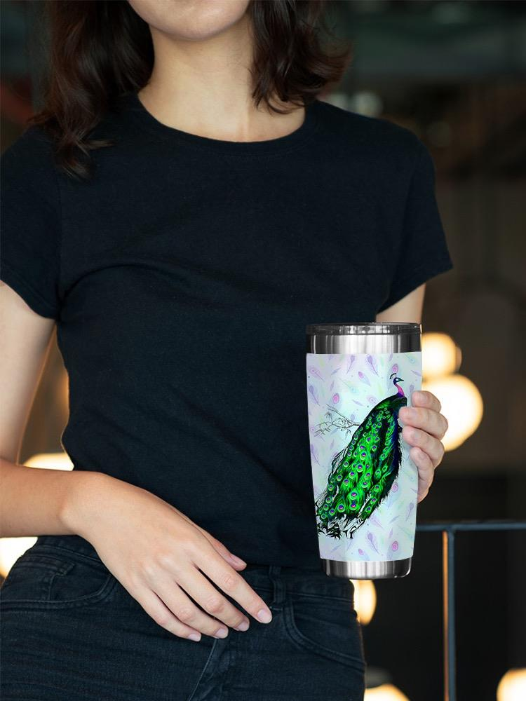 Peacock Tumbler -SPIdeals Designs