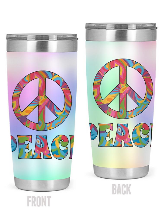 Peace Symbol Tumbler -SPIdeals Designs