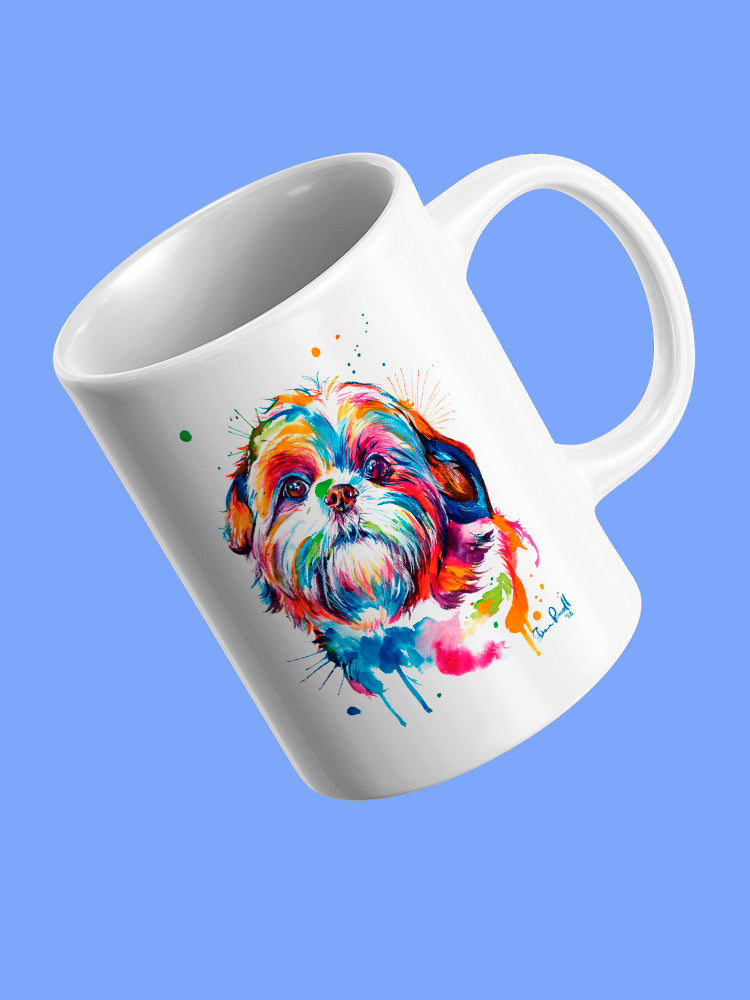 Colorful Shih Tzu Dog Mug -Weekday Best Designs