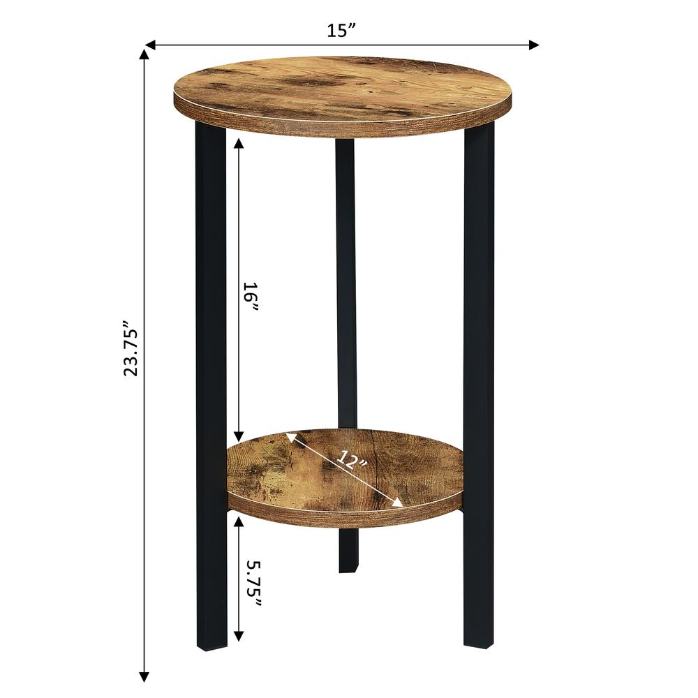 Graystone 24 inch 2 Tier Plant Stand