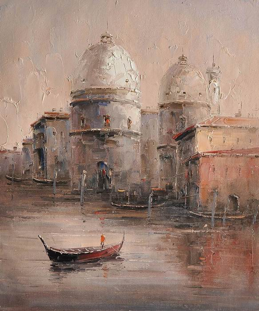 Venice Temple Knife Art Painting