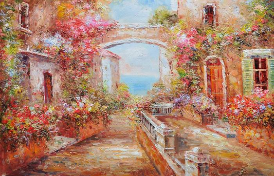 Galary Knife Art Mediterranean Painting