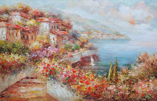 Knife Lake House Art Mediterranean Painting