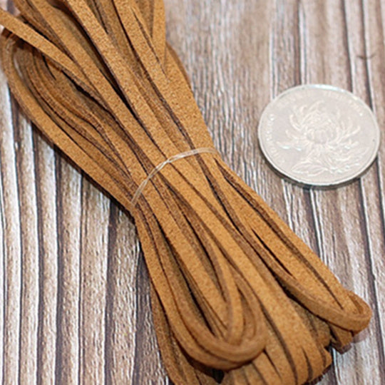 DIY Bracelet Necklace Suede Rope, 3MM, 1/10"