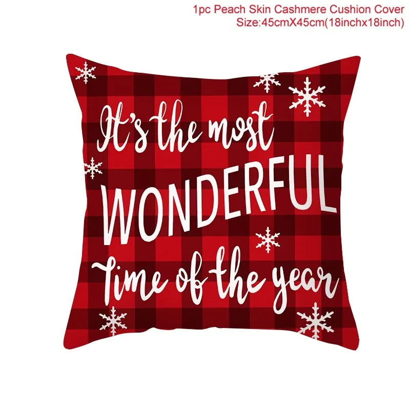 Christmas Pillow Cover 18x18in (45x45cm)