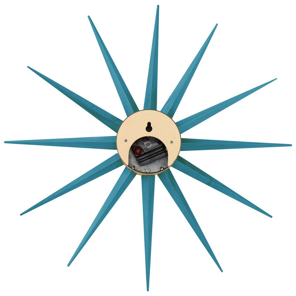 Maxi Modern Design Colorful Star Silent Non-Ticking Wall Clock