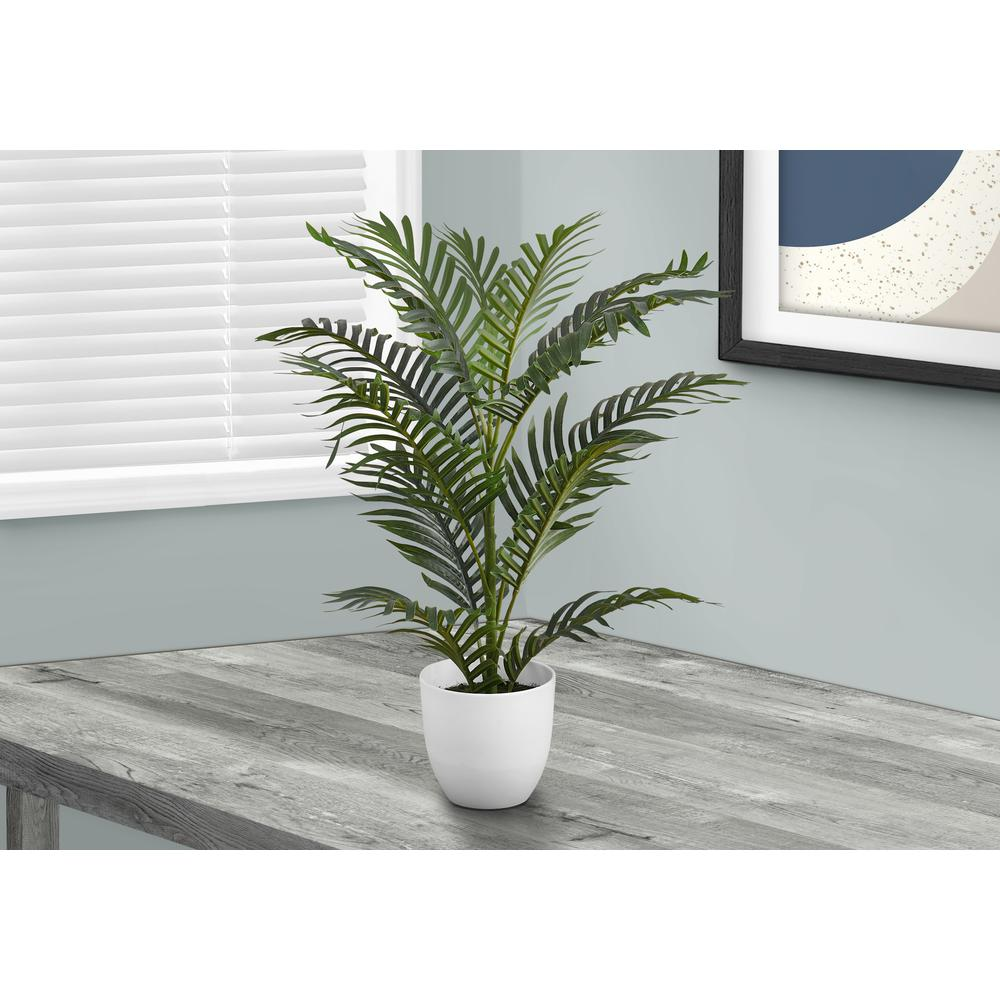 Artificial Plant, 28 Tall, Palm Tree, Indoor, Faux, Fake, Floor, Greenery