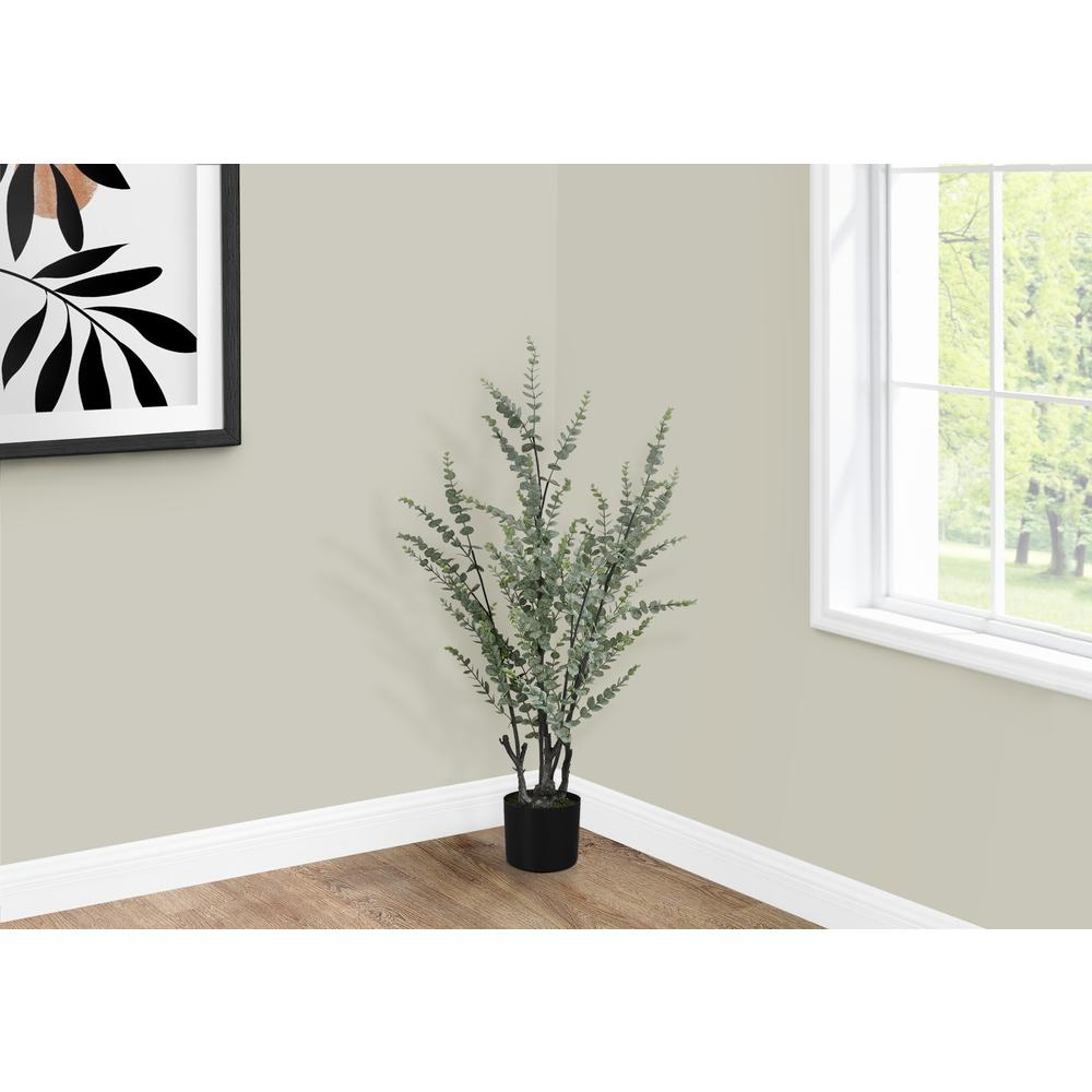 Artificial Plant, 44 Tall, Eucalyptus Tree, Indoor, Faux, Fake, Floor