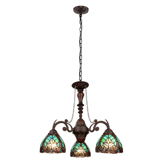 Liaison Victorian-Style 3-Light Antique Dark Bronze Finish Mini Chandelier