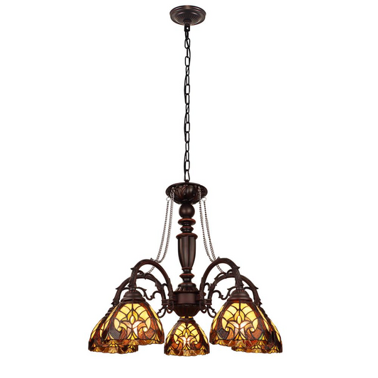 Liaison Victorian-Style 5-Light Antique Dark Bronze Finish Large Chandelier