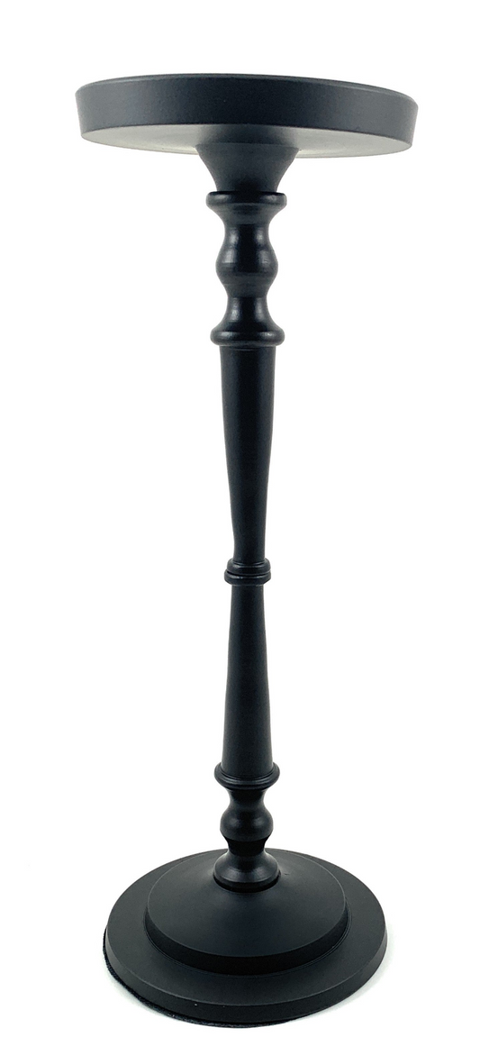 Vibhsa Pillar Candle Holder - Matte Black