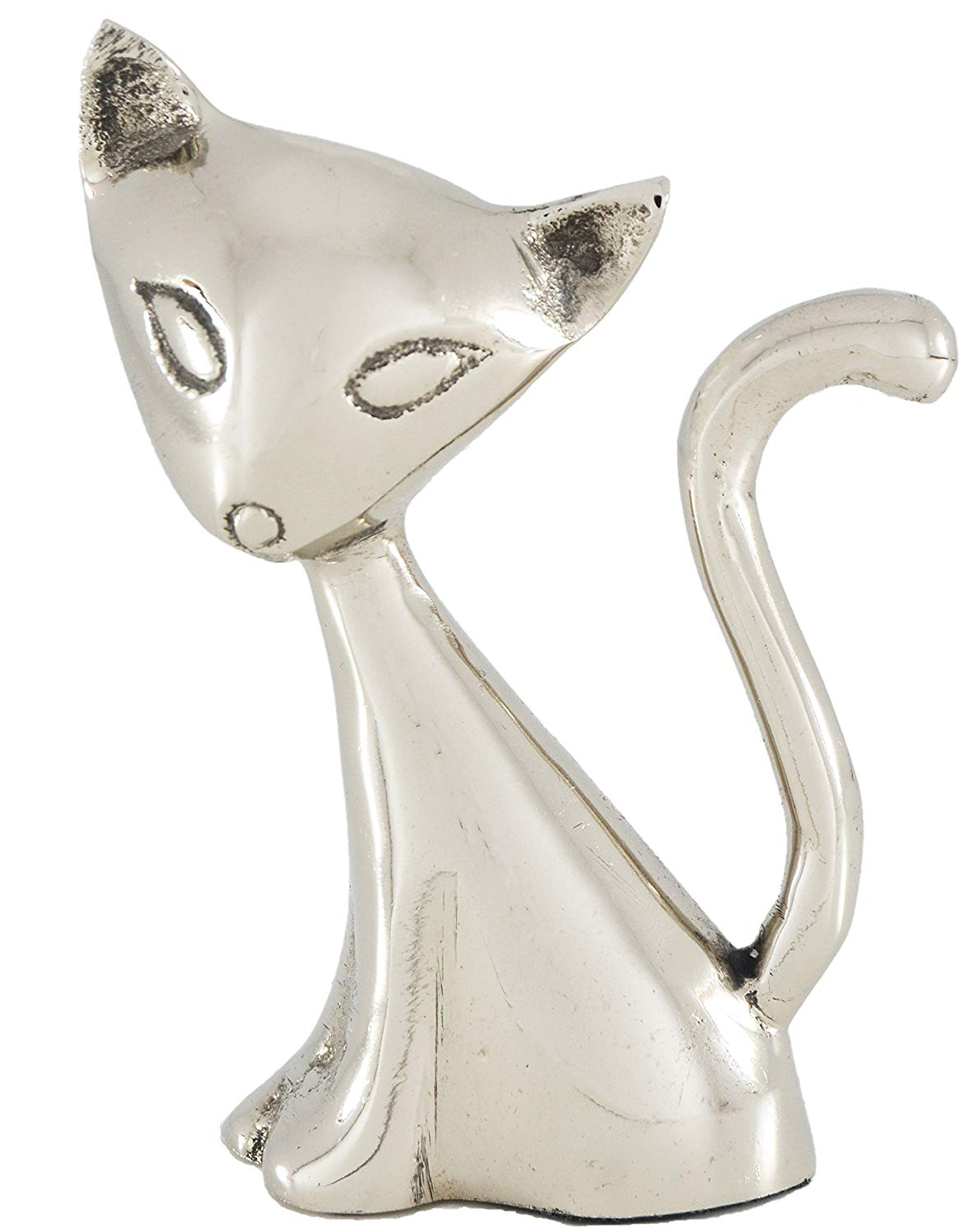 Vibhsa Cat Ring Holder (Silver)