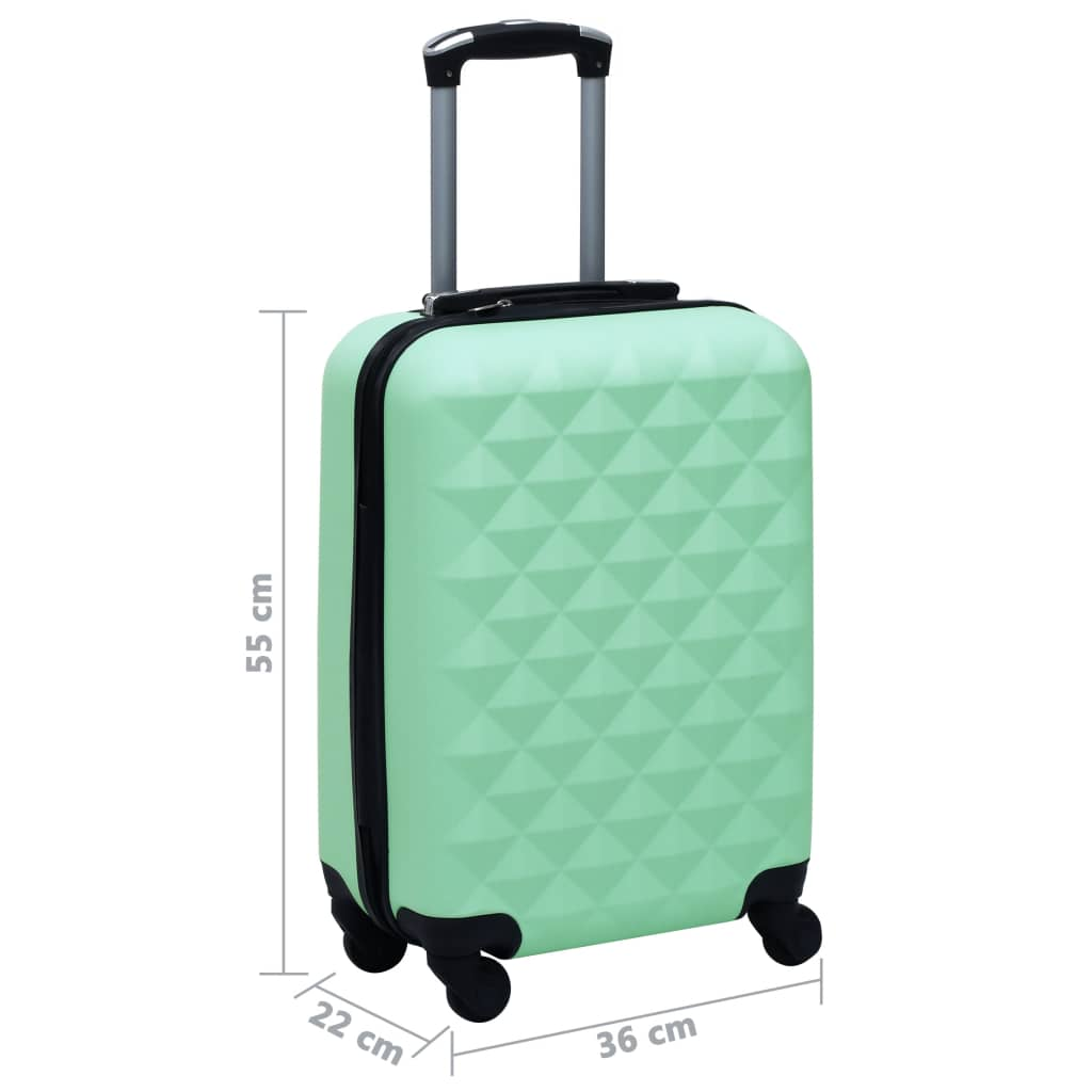 vidaXL Hardcase Trolley Mint ABS