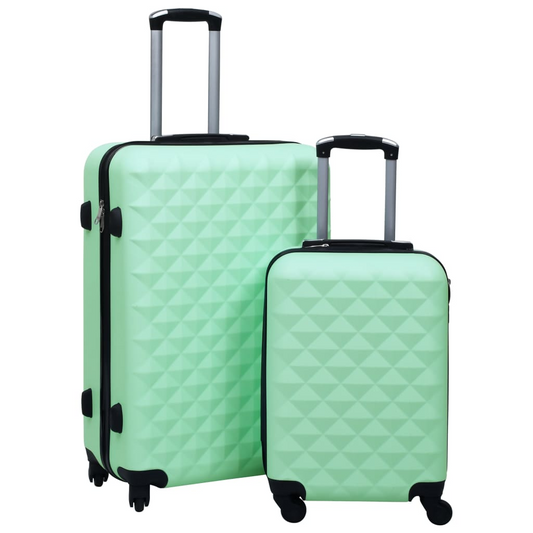 vidaXL Hardcase Trolley Set 2 pcs Mint ABS