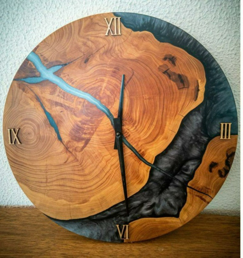 Resin Art Wall Clock