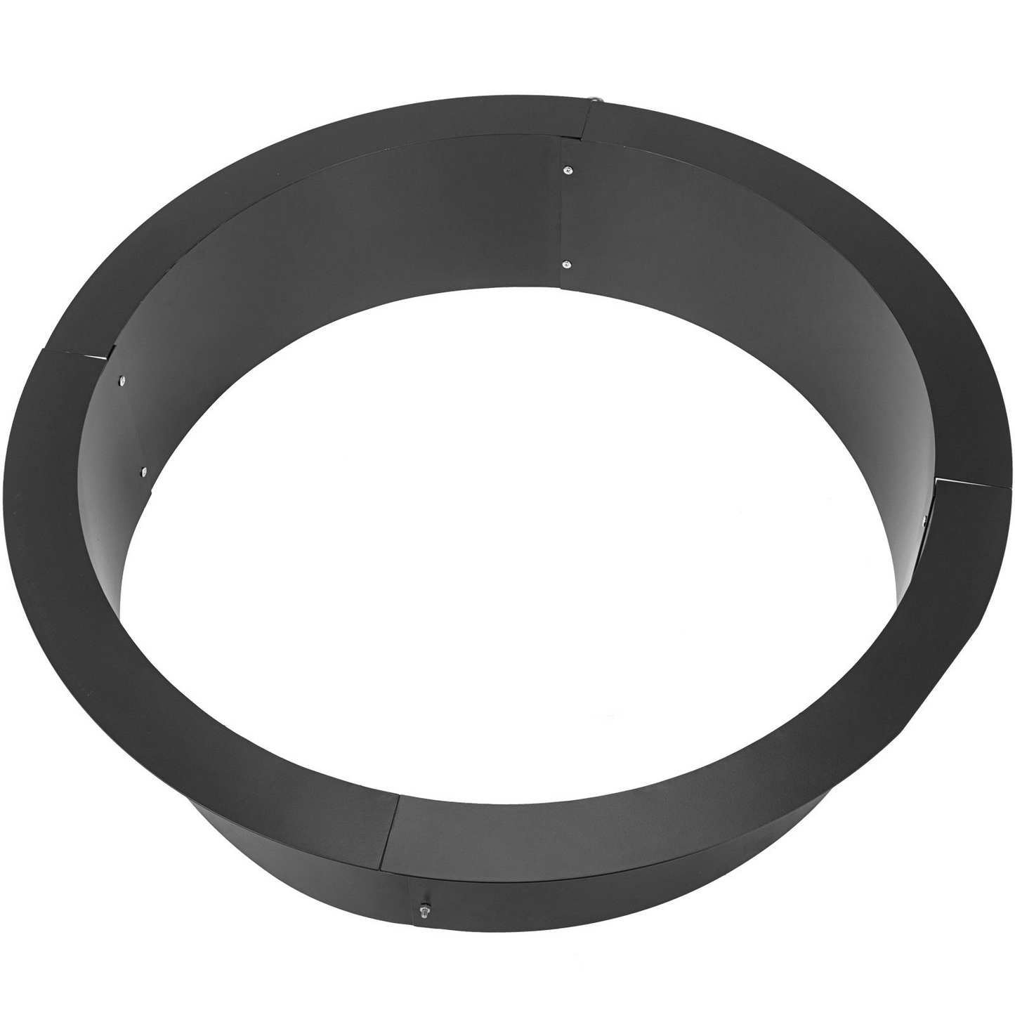 VEVOR Fire Pit Ring 42-Inch Outer/36-Inch Inner Diameter, Fire Pit Insert 3.0mm Thick Heavy Duty Solid Steel, Fire Pit Liner DIY Campfire Ring Above or In-Ground for Outdoor