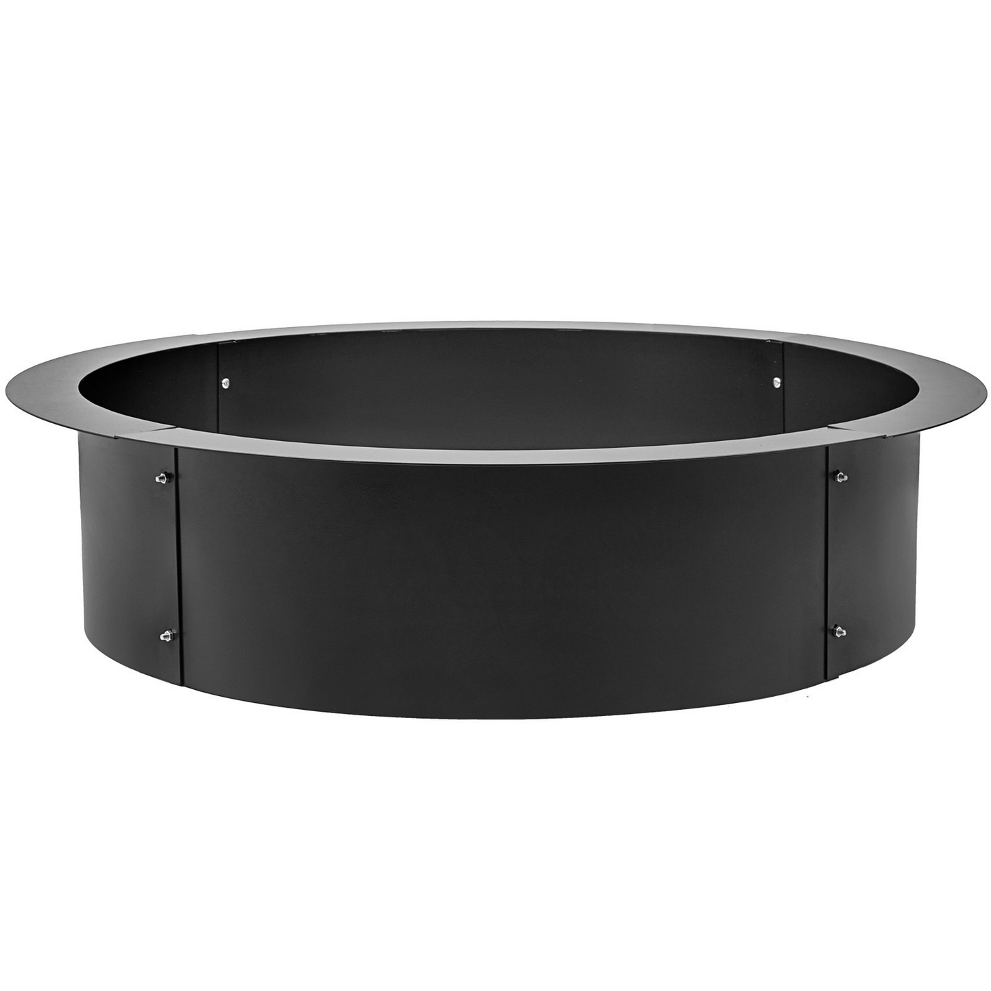 VEVOR Fire Pit Ring 42-Inch Outer/36-Inch Inner Diameter, Fire Pit Insert 3.0mm Thick Heavy Duty Solid Steel, Fire Pit Liner DIY Campfire Ring Above or In-Ground for Outdoor