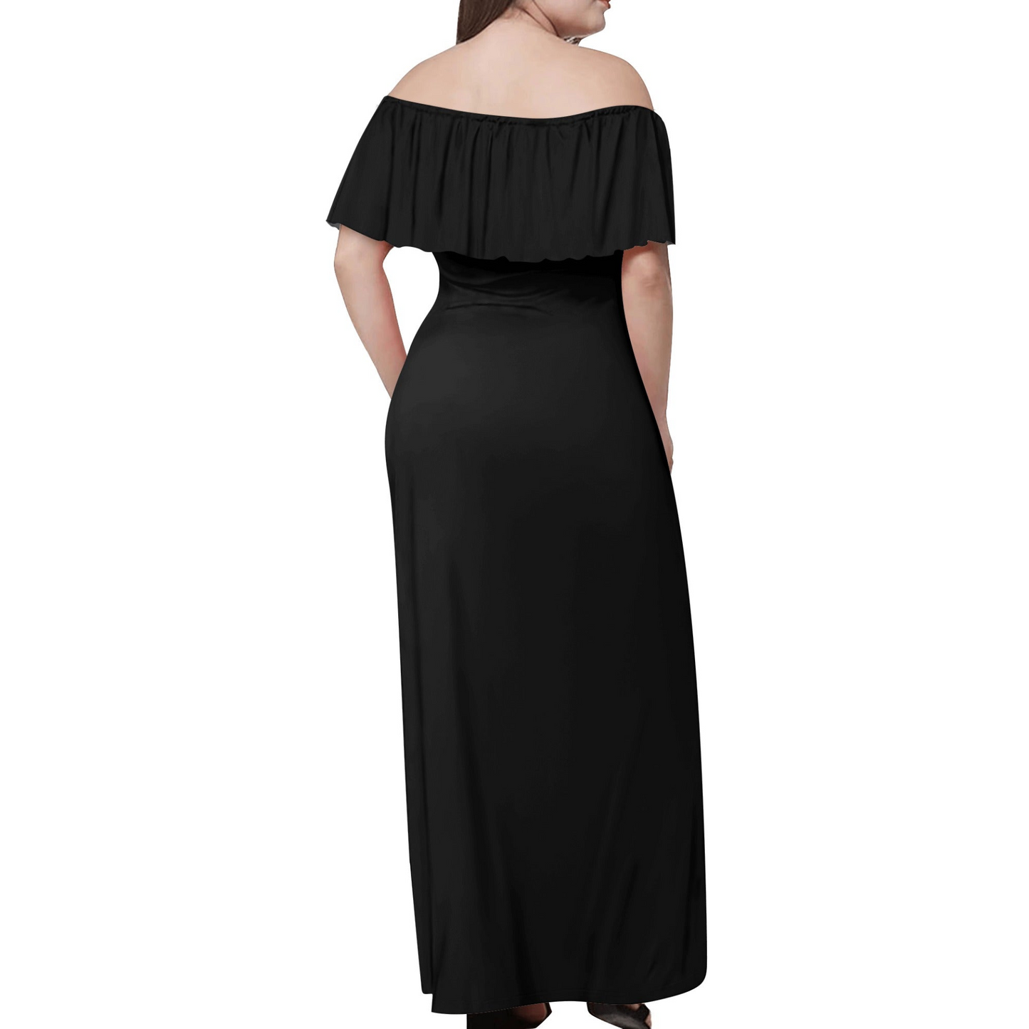 Womens Off-shoulder Long Dress