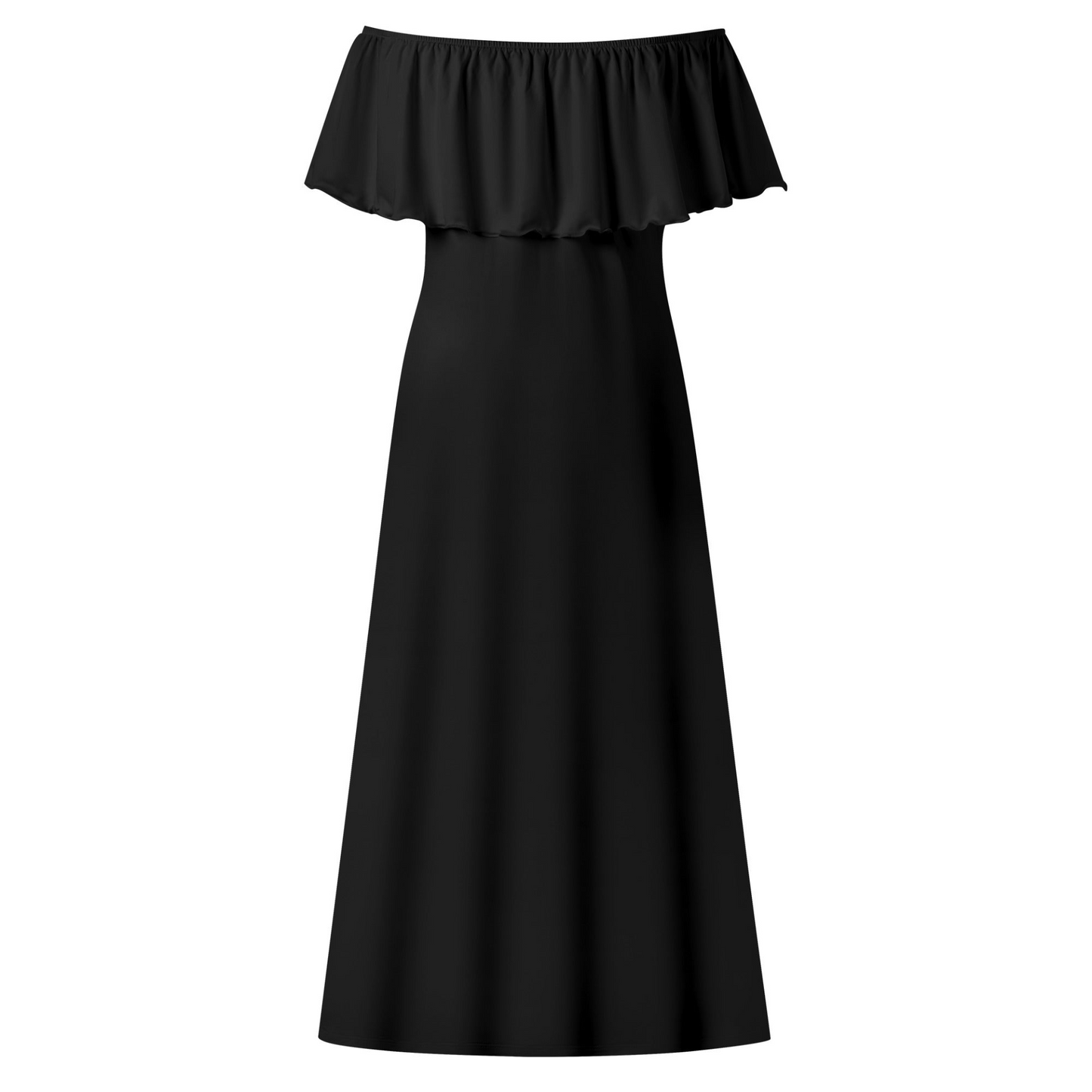 Womens Off-shoulder Long Dress